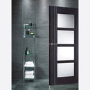 Pre-Assembled Pre-finished Ash Grey Zanzibar Glazed 4L Door Set
