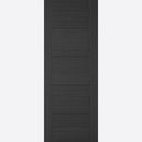 Pre-Assembled Charcoal Black Pre-finished Vancouver 5P Door Set