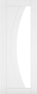 Pre-Assembled White Primed Ravello Glazed Door Set