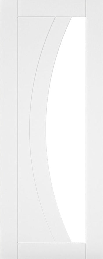 Pre-Assembled White Primed Ravello Glazed Door Set