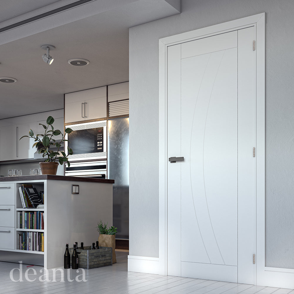 Deanta White Primed Ravello Internal door