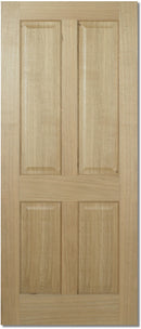 LPD Oak Regency 4P Fire Door Internal door