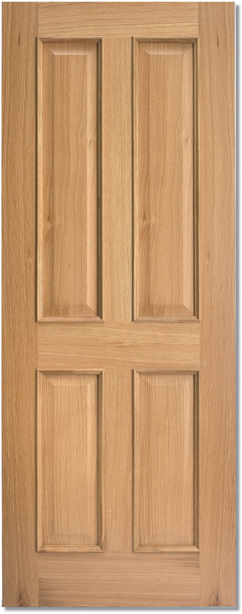 Pre-Assembled Oak Regency 4P RM Fire Door Set