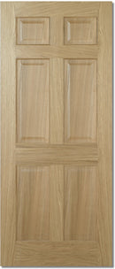 LPD Prefinished Oak Regency 6P Fire Door Internal door