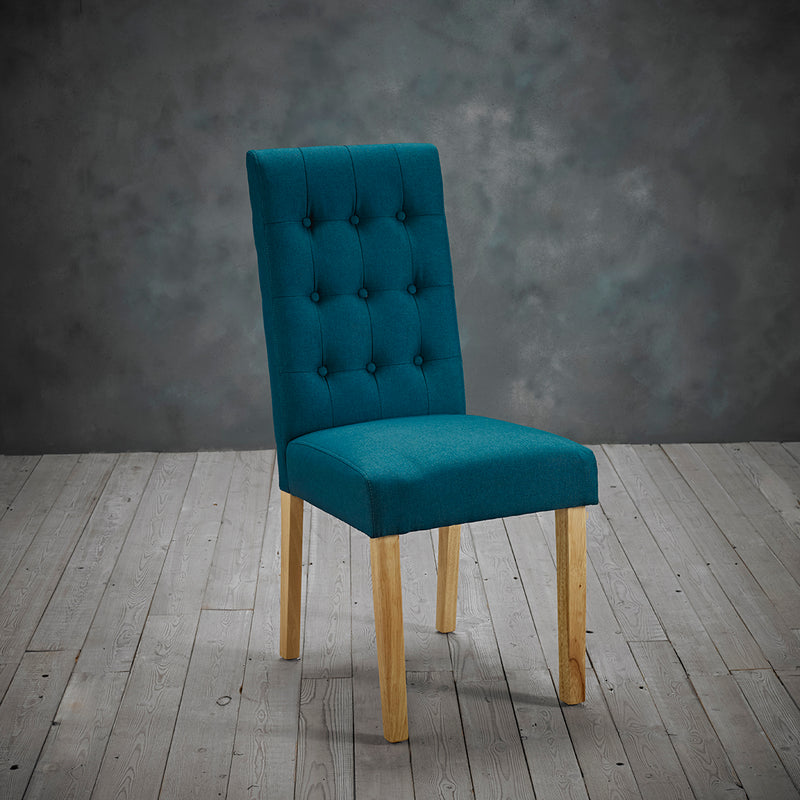 LPD Roma Chair Teal (Pack of 2)