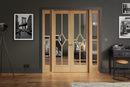 LPD Oak Reims W6 Room Divider Set Internal door
