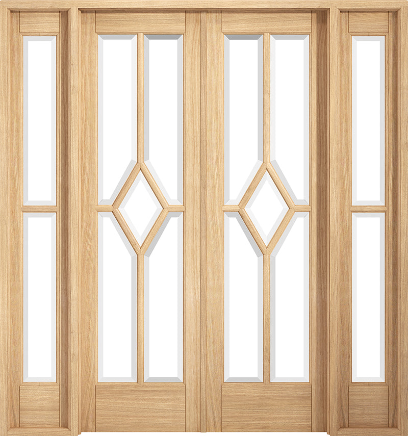 LPD Oak Reims W6 Room Divider Set Internal door