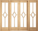LPD Oak Reims W8 Room Divider Set Internal door