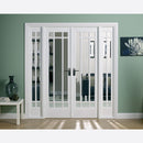 LPD Solid White Primed Manhattan W6 Room Divider Set