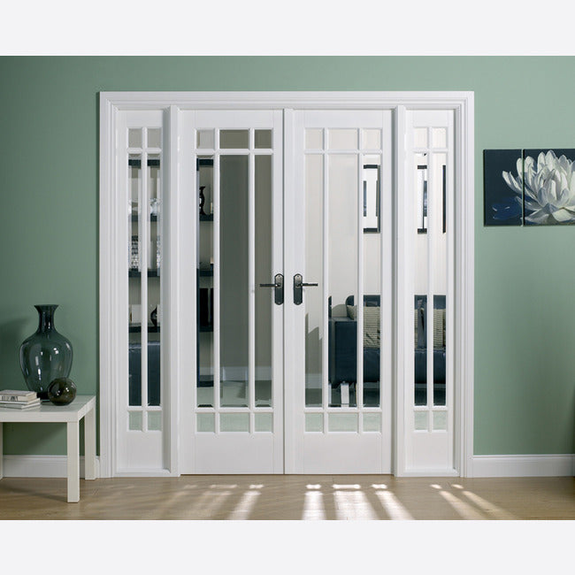 LPD Solid White Primed Manhattan W6 Room Divider Set