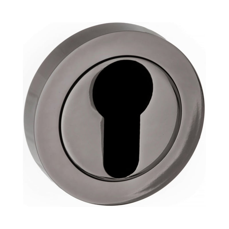 Atlantic Status Round Euro Escutcheon (Black Nickel)