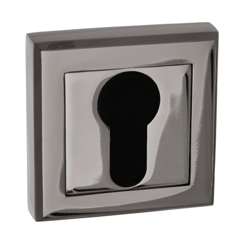 Atlantic Status Square Euro Escutcheon (Black Nickel)