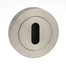 Atlantic Status Round Key Escutcheon (Satin Nickel)