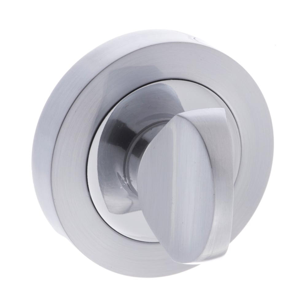 Atlantic Status Round WC Turn & Release (Satin Chrome/Polished Chrome)