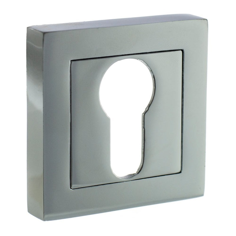 Atlantic Status Square Euro Escutcheon (Polished Chrome)