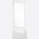 Pre-Assembled White Primed Knightsbridge Glazed 1L Door Set