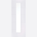 White Primed Santandor Glazed 1L Door Kit