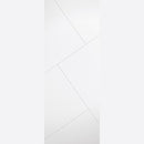 Pre-Assembled White Primed Dover Door Set