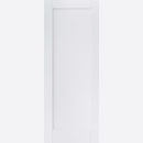 Pre-Assembled White Primed Pattern 10 One Panel Door Set