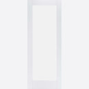 Pre-Assembled White Primed Pattern 10 Glazed 1L Frosted Door Set