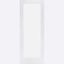 White Primed Pattern 10 Glazed 1L Frosted Door Kit