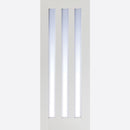 Pre-Assembled White Primed Utah Glazed 3L Door Set