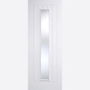 White Primed Mexicano Glazed 1L Door Kit