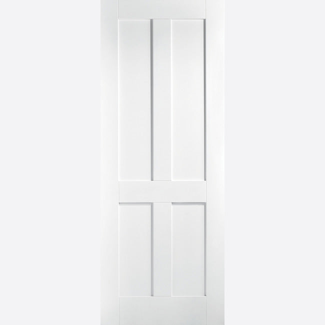 Pre-Assembled White London 4P Door Set