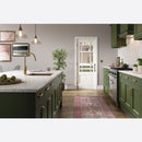 Pre-Assembled White Primed Downham Glazed 9L Door Set