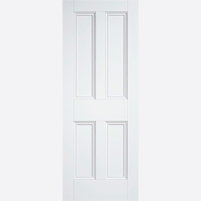 Pre-Assembled White Primed Nostalgia Door Set
