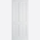 Pre-Assembled White Primed Canterbury 4P Door Set
