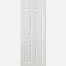 Pre-Assembled White Primed Moulded Smooth 6P Square Top Door Set