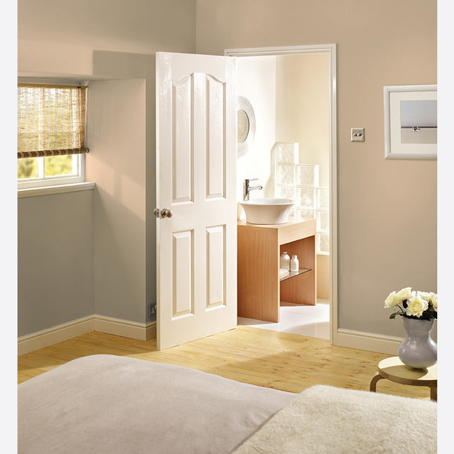 White Moulded Mayfair 4P Door Kit