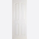 White Primed Moulded Mayfair 4P Door Kit