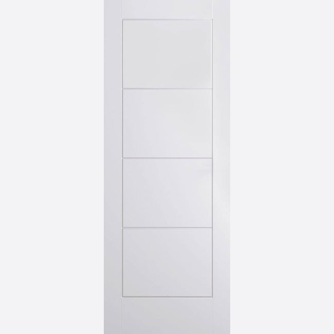 Pre-Assembled White Primed Moulded Ladder Door Set