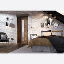 Pre-finished Walnut Sofia Glazed 1L Door Kit