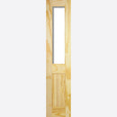 Unfinished Clear Pine Richmond 1L Unglazed Door Kit