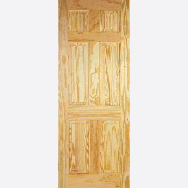 Pre-Assembled Clear Pine 6P Door Set
