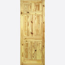 Unfinished Knotty Pine 6P Door Kit