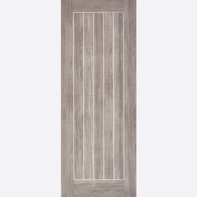 Pre-Assembled Light Grey Laminated Pre-finished Mexicano Door Set