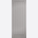 Grey Moulded Textured Pre-finished Vertical 5P Door Kit