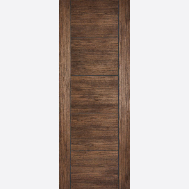 Pre-Assembled Walnut Laminated Vancouver Door Set