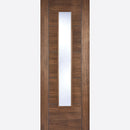 Walnut Laminated Pre-finished Vancouver Glazed Door Kit