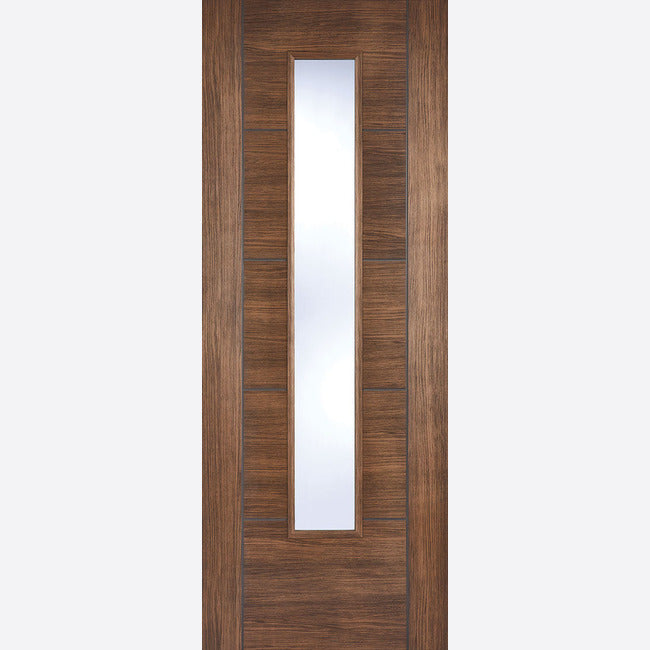 Walnut Laminated Vancouver Glazed Door Kit