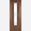 Pre-Assembled Walnut Laminated Pre-finished Vancouver Glazed Door Set