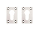 Deanta Slim Escutcheons (Satin Nickel/Polished Chrome)