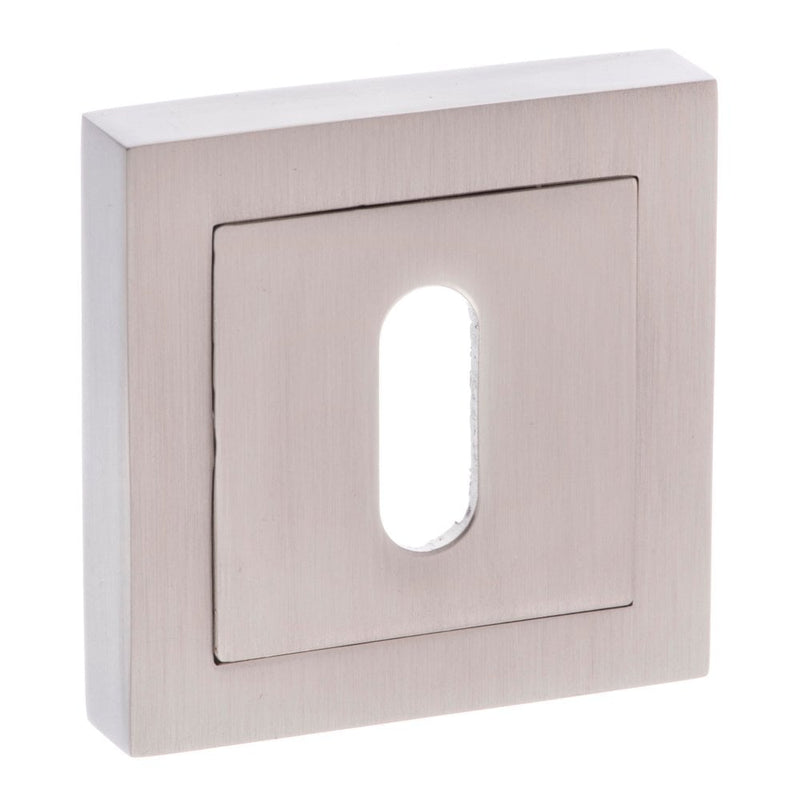 Atlantic Senza Pari Square Key Escutcheon (Satin Nickel)