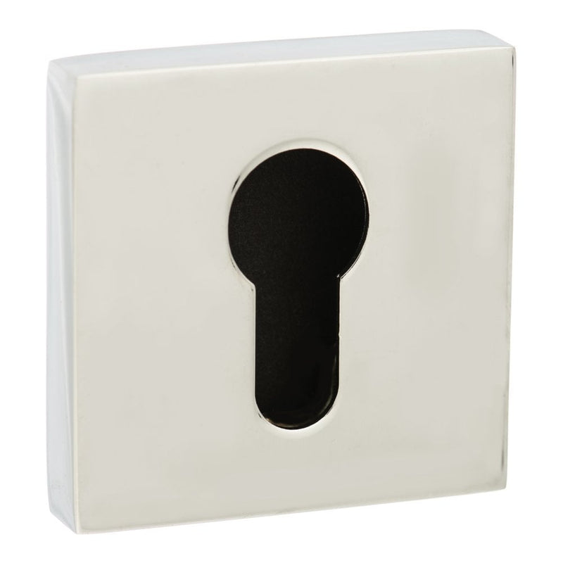 Atlantic Senza Pari Square Euro Escutcheon (Polished Chrome)