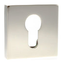Atlantic Senza Pari Square Euro Escutcheon (Polished Nickel)