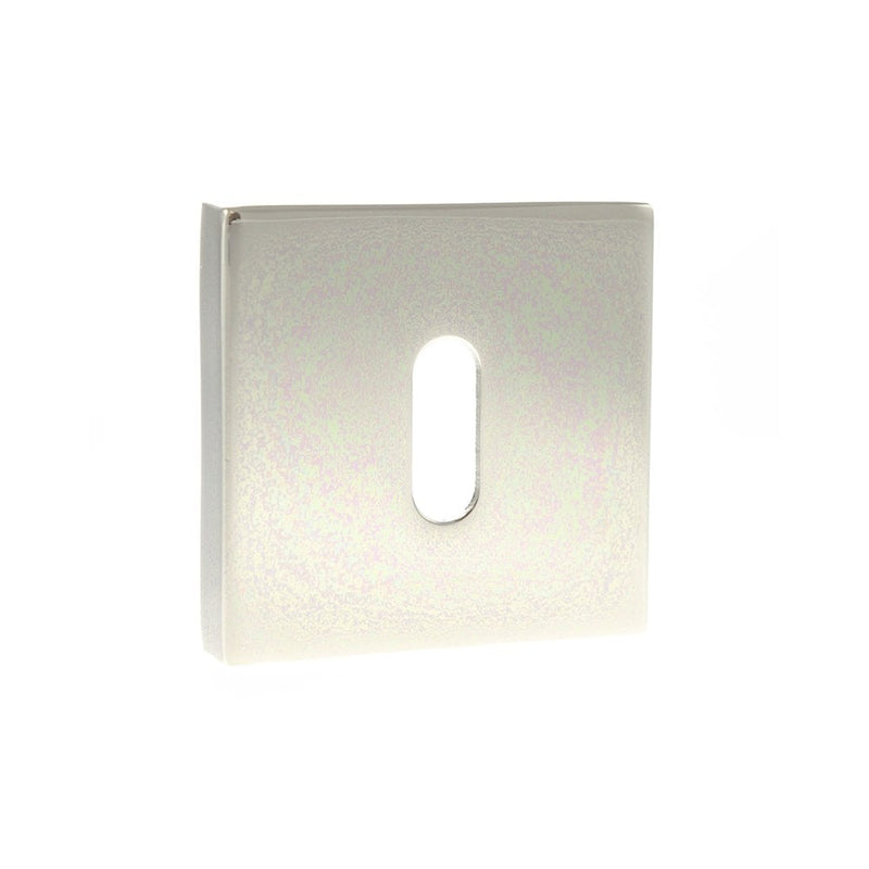Atlantic Senza Pari Square Key Escutcheon (Polished Nickel)